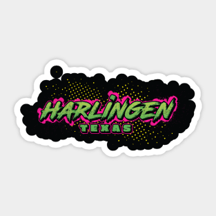 Street Graphic Harlingen Texas Sticker